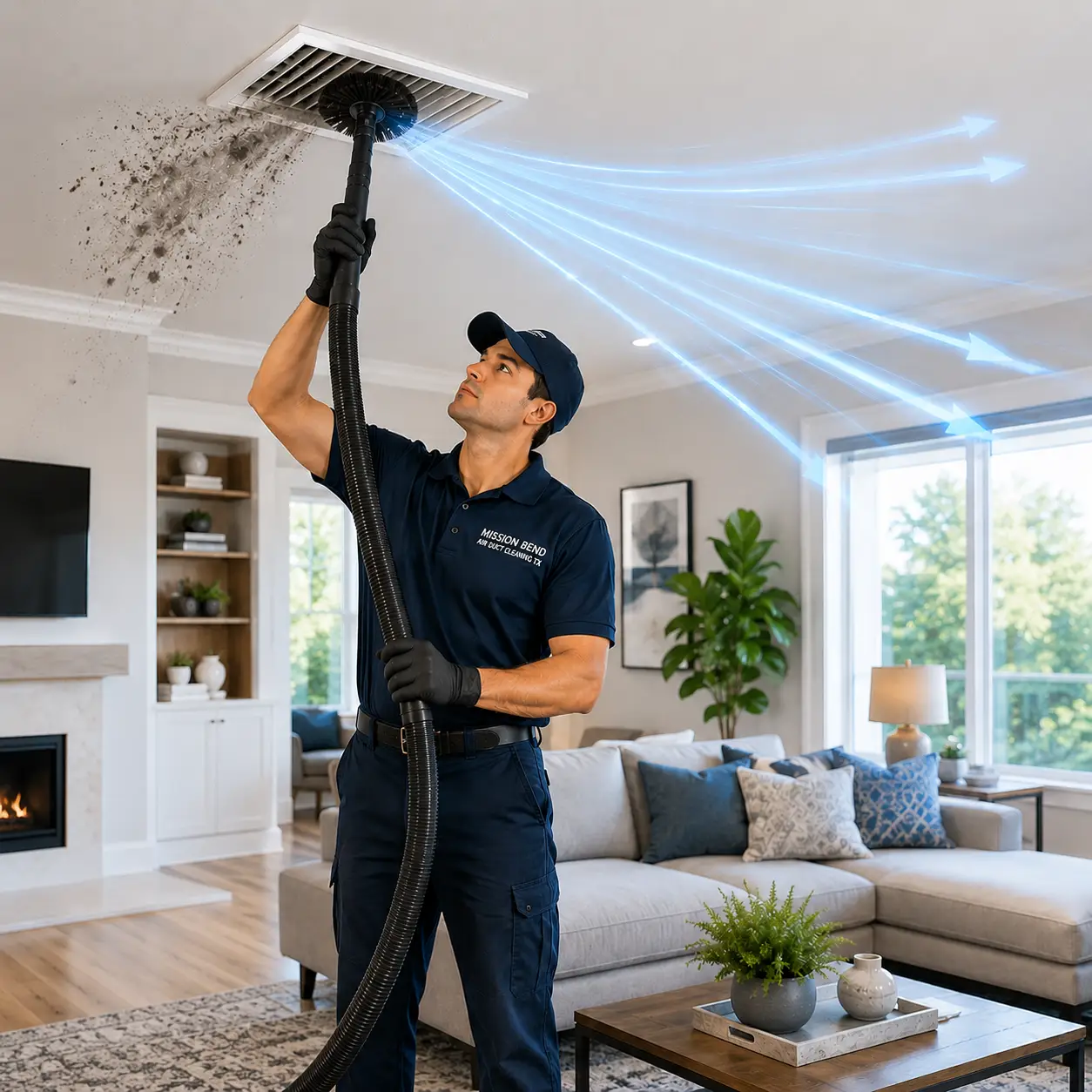 Professional Air Vent Cleaning Service in Mission Bend TX