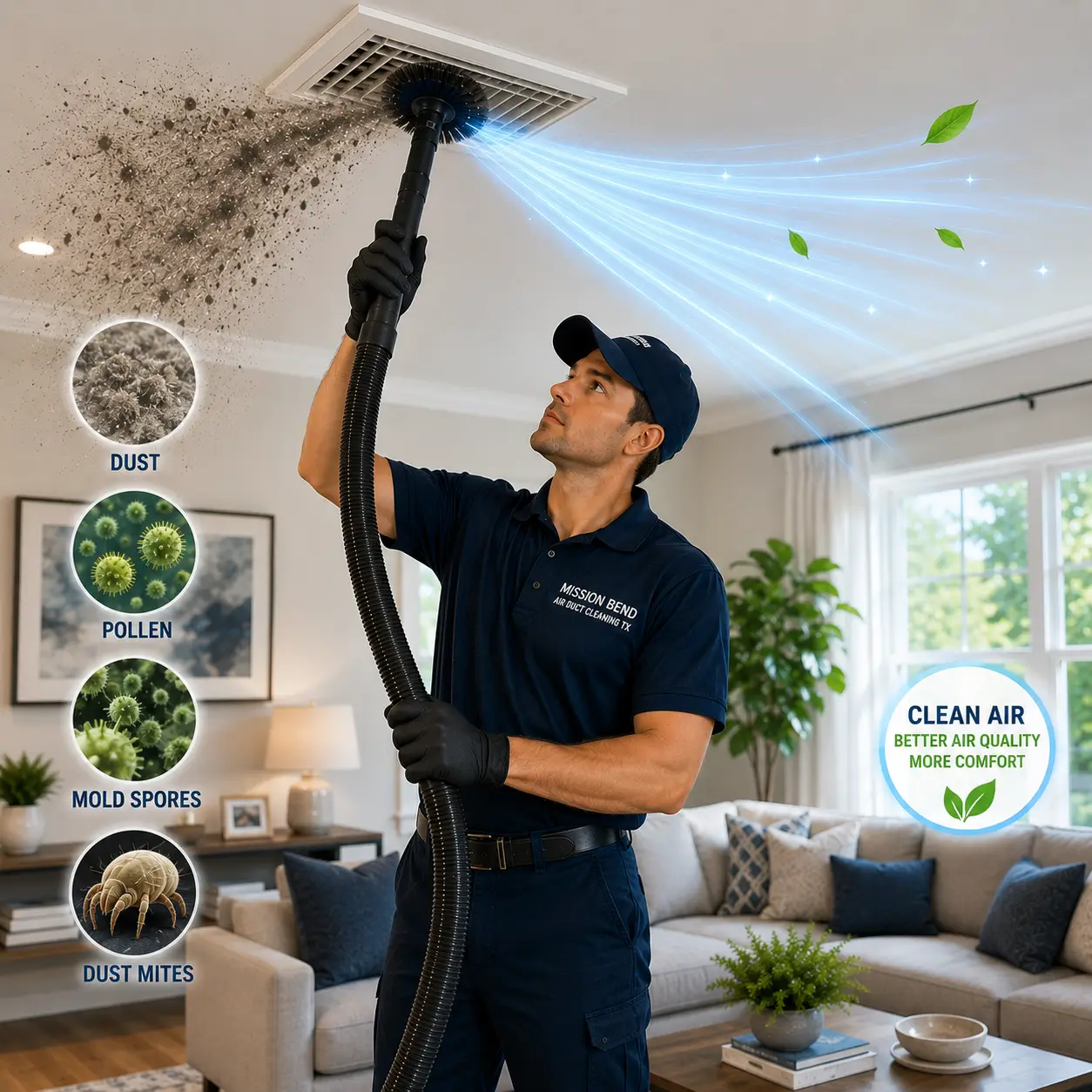 Air Vent Cleaning Service in Mission Bend TX
