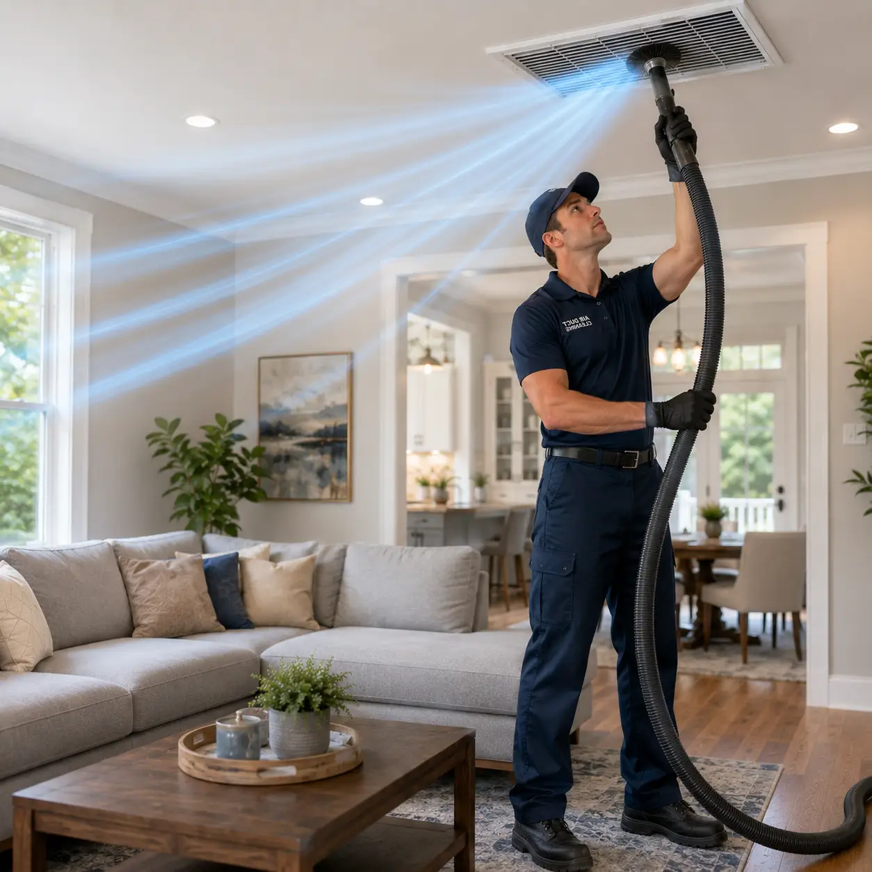 Residential Air Duct Cleaning Airflow Improvement in Mission Bend TX