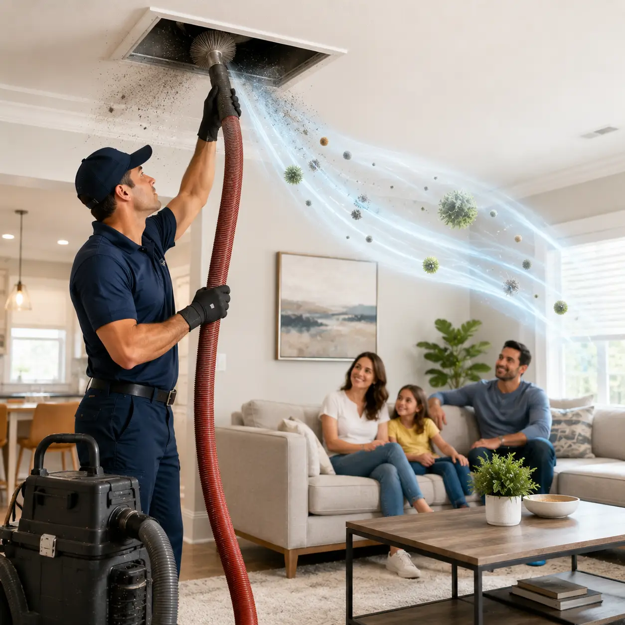 Residential Air Duct Cleaning Service in Mission Bend TX