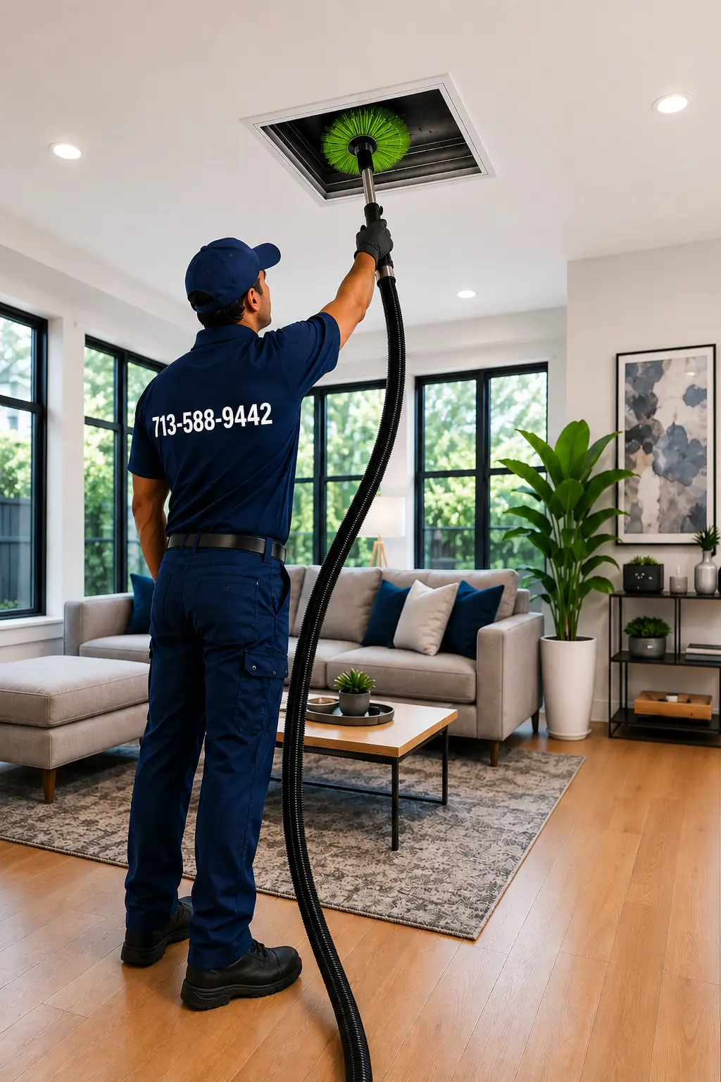 Professional air duct cleaning